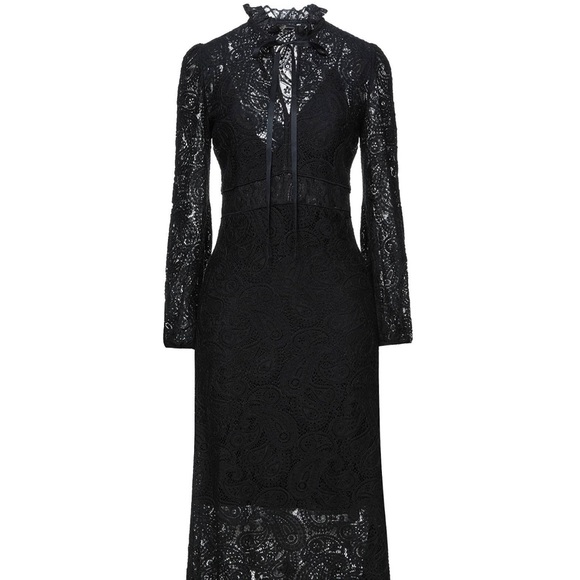 out from under bra lace trim maxi dress Black Lace Cut Out Maxi Dress